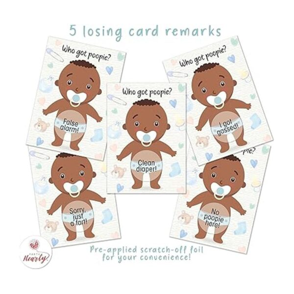 Juegos de baby shower 33 tarjetas de rifa Party Hearty_4