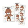 Juegos de baby shower 33 tarjetas de rifa Party Hearty_1