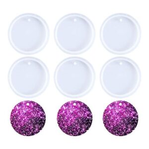 Nifocc Llavero redondo de silicona con forma de círculo_1