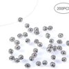 PH PandaHall 200 cuentas espaciadoras redondas de aleación