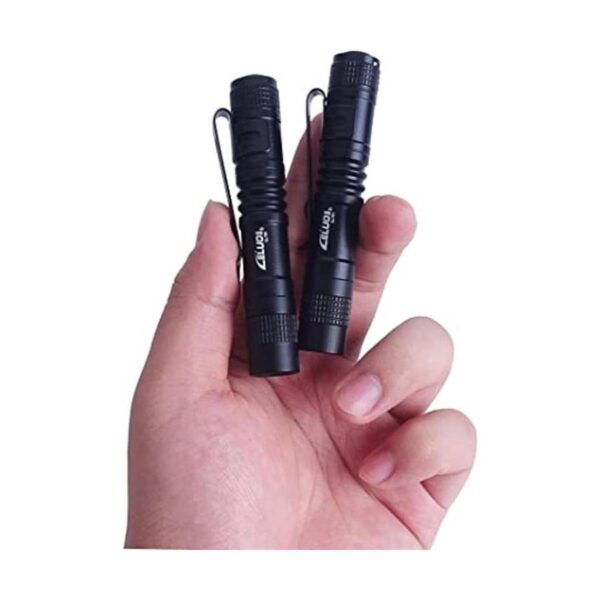 LELUO Handheld Pen Flashlight 150 Lumens Lamp Clip Mini