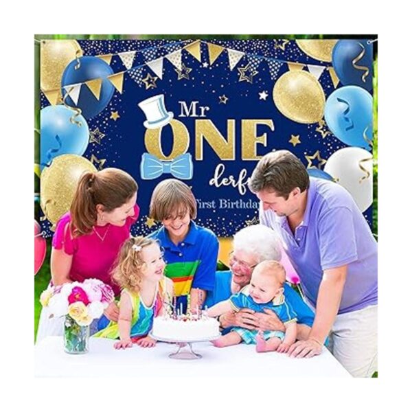 Decoración de primer cumpleaños para niños suministros de_5