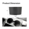 KIWI MASTER Soporte para tazas compatible con Dodge Ram_6