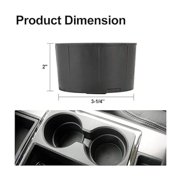 KIWI MASTER Soporte para tazas compatible con Dodge Ram_6