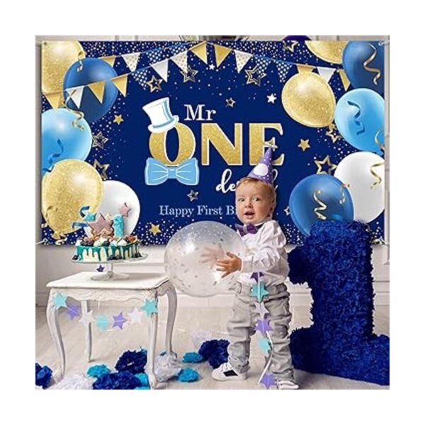 Decoración de primer cumpleaños para niños suministros de_4