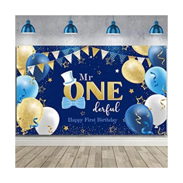 Decoración de primer cumpleaños para niños suministros de_1