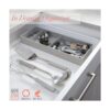 Kitchen Details Organizador de cajones ajustable de 3