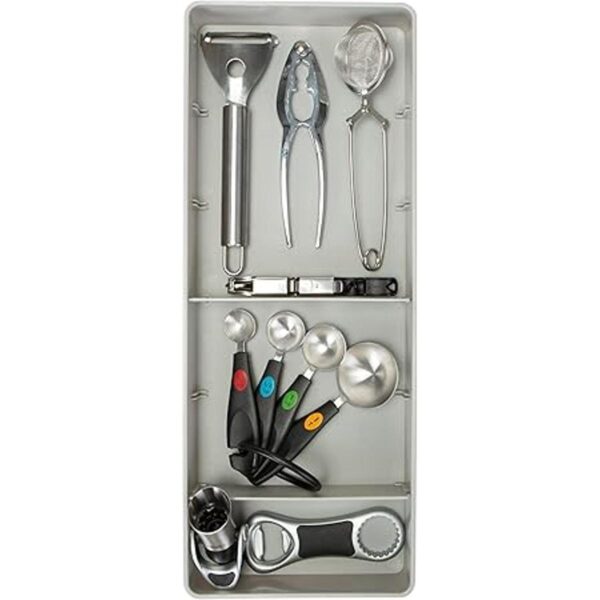 Kitchen Details Organizador de cajones ajustable de 3