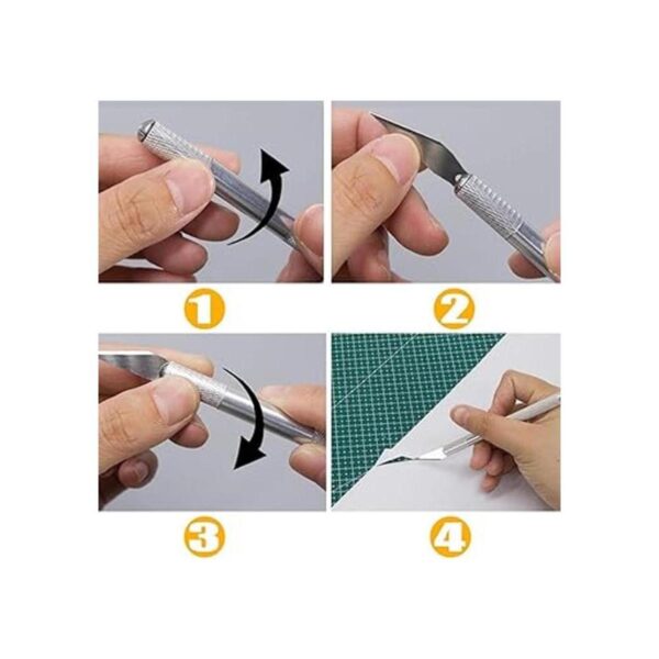 Cuchillo Exacto de precisión para tallar artesanías con 40_3