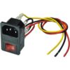 FILSHU 10A 125V Interruptor basculante Enchufe Módulo de