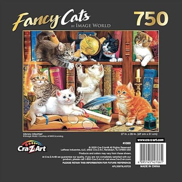 CraZArt Fancy Cats Rompecabezas de 750 piezas Mischief_2