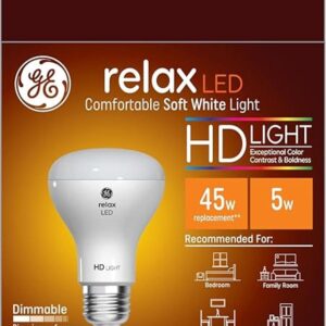 GE Relax Bombilla LED de 5 vatios equivalente a 45_1