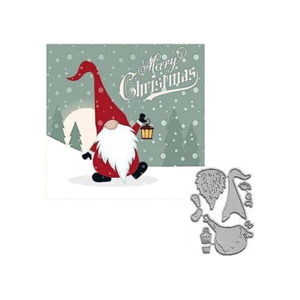 Troqueles de metal de Papá Noel de Navidad sombrero de_1