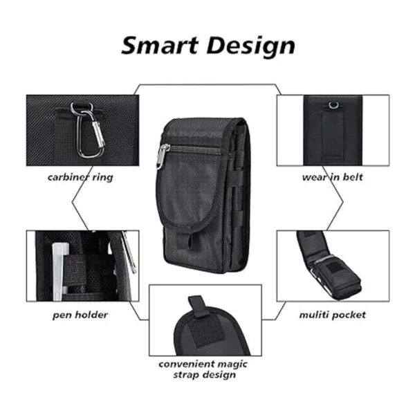 Funda con varios bolsillos para celulares o cosas_4