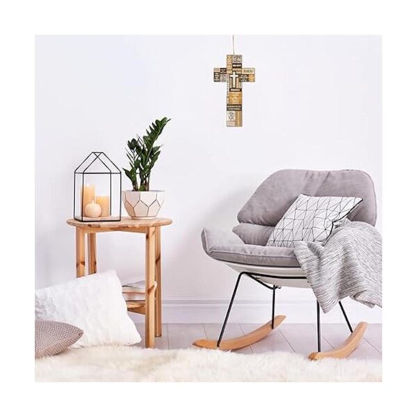 Letrero de pared de cruz cristiana para decoración de_6
