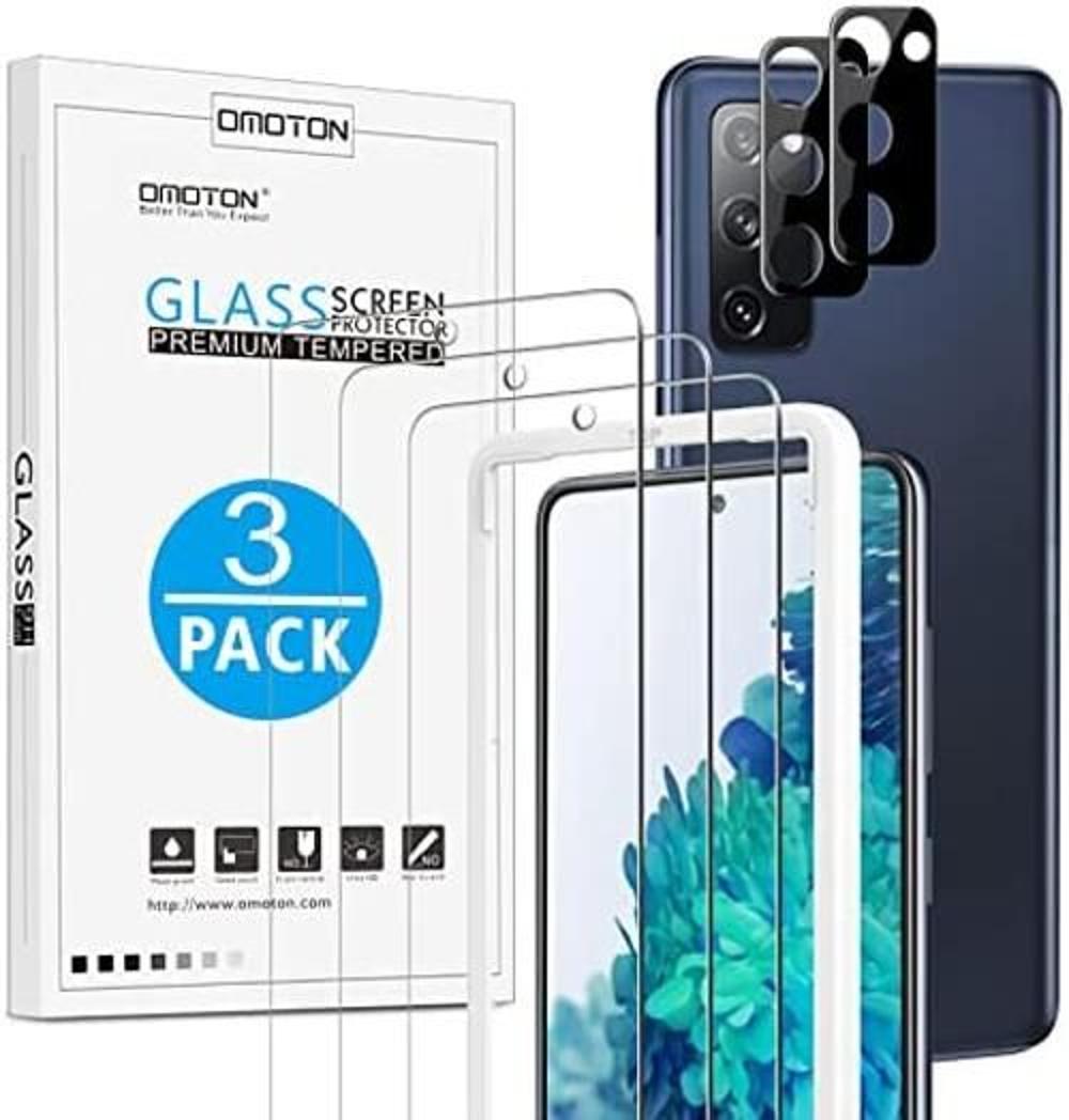 OMOTON Protector de pantalla y protector de lente de