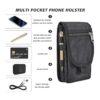 Funda con varios bolsillos para celulares o cosas_3