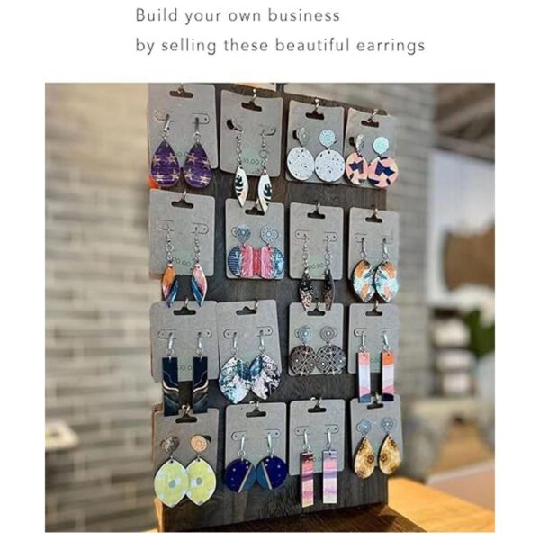 Kit de 106 piezas de aretes de sublimación con ganchos