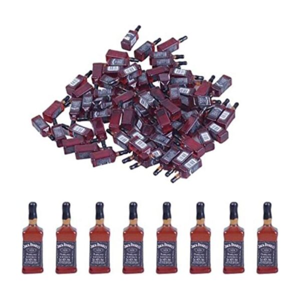 40 mini botellas de cerveza en miniatura accesorios de_1