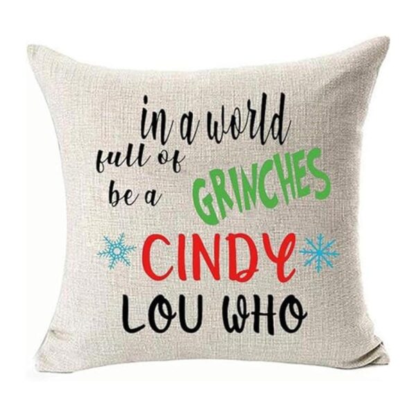 FaceYee in a World Full of Grinches Be a Cindy Throw_2