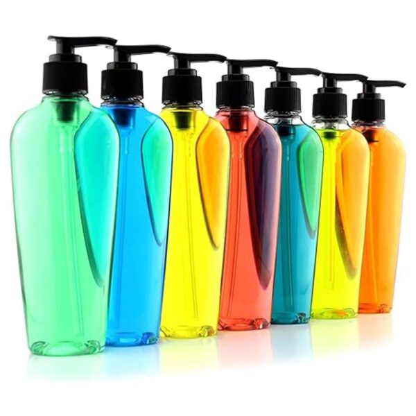 Cornucopia Botellas de loción de plástico transparente