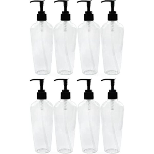 Cornucopia Botellas de loción de plástico transparente