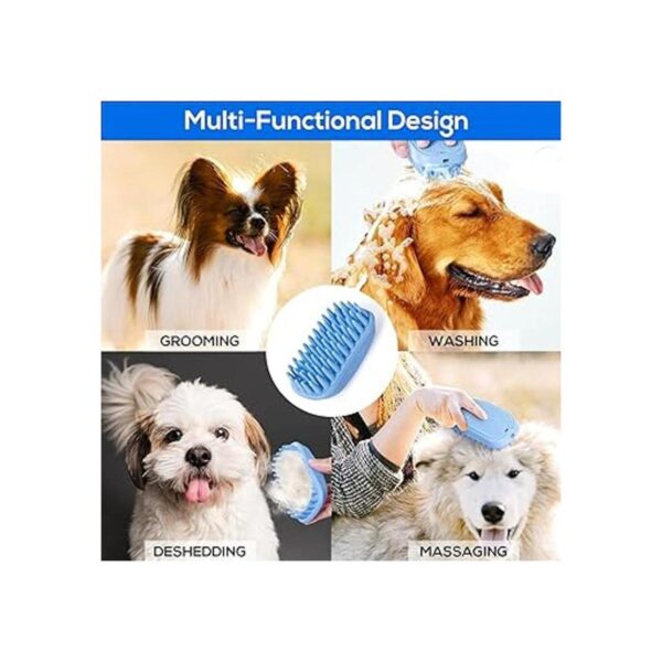 Cepillo de baño para perro cepillo de aseo de goma_3