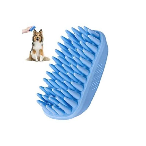 Cepillo de baño para perro cepillo de aseo de goma_1