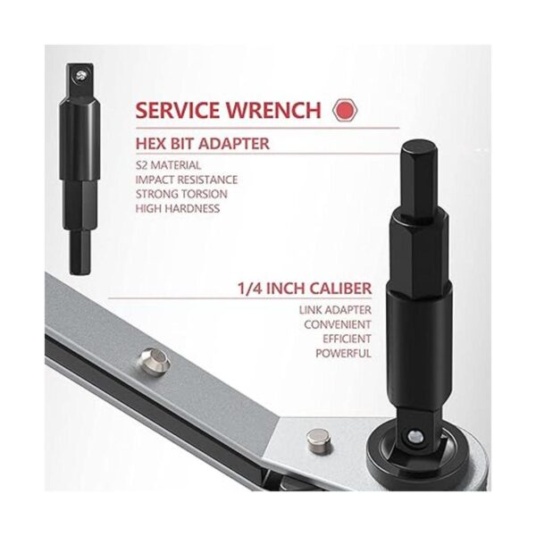 Llave de servicio HVAC Mellbree de 38 pulgadas 14