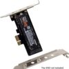Tarjeta adaptadora PCIE 3.0 x1 Lane a M.2 NGFF MKey SSD_2