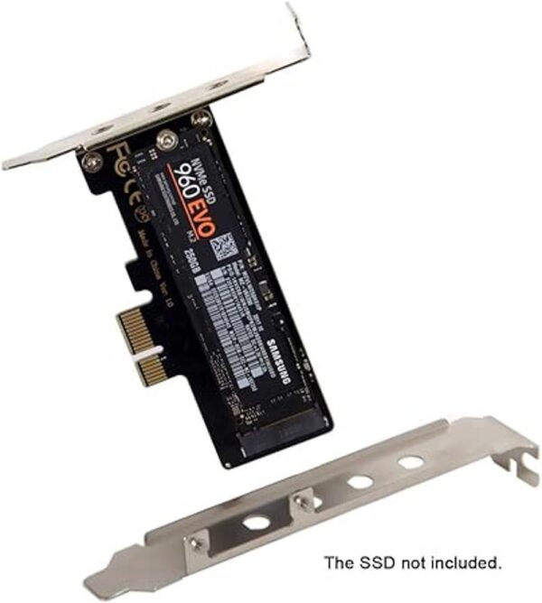 Tarjeta adaptadora PCIE 3.0 x1 Lane a M.2 NGFF MKey SSD_2