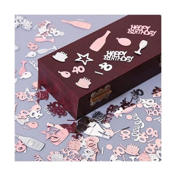 GotGala confeti de 21 cumpleaños oro rosa número 21_2