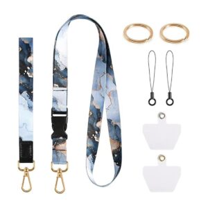 Dutyway Cordón para teléfono juego de 8 piezas muñeca_1
