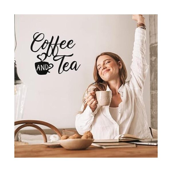 Letrero de café para barra de café y té letrero de metal_4