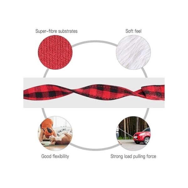 Mtliepte Collar de perro y gato a cuadros hebillas de