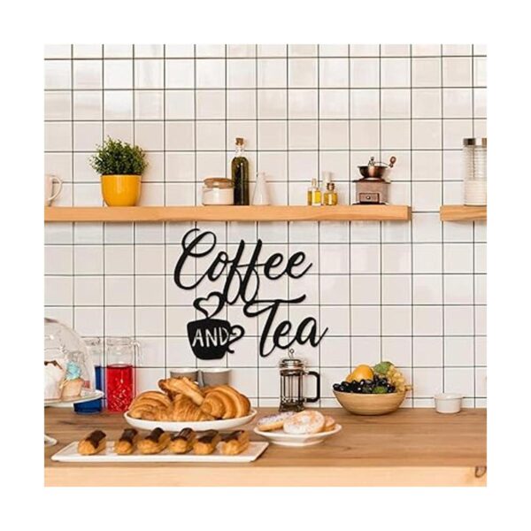 Letrero de café para barra de café y té letrero de metal_6