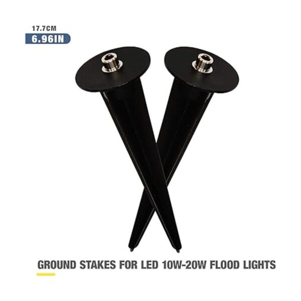 DEMASLED 2 estacas de metal para luz de inundación LED de