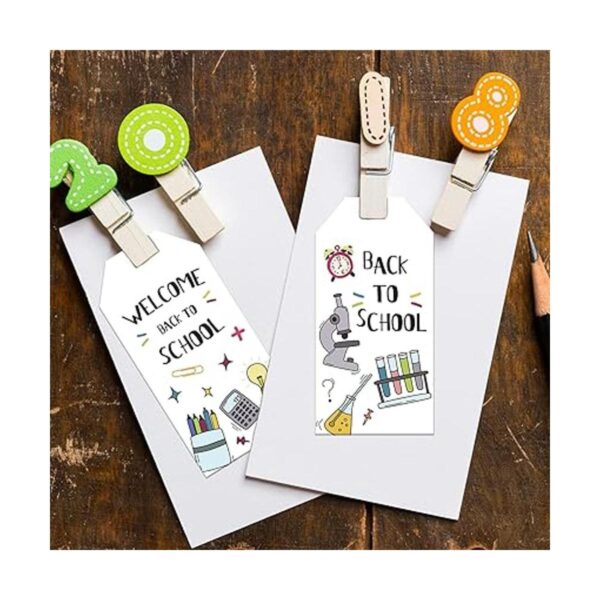 Doumeny 120 etiquetas de papel de regreso a la escuela
