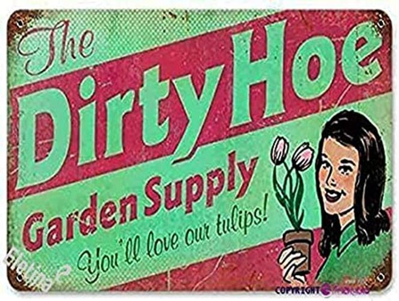 ELEtina Dirty Hoe Garden Supply Vintage Sun Surf Sand CA