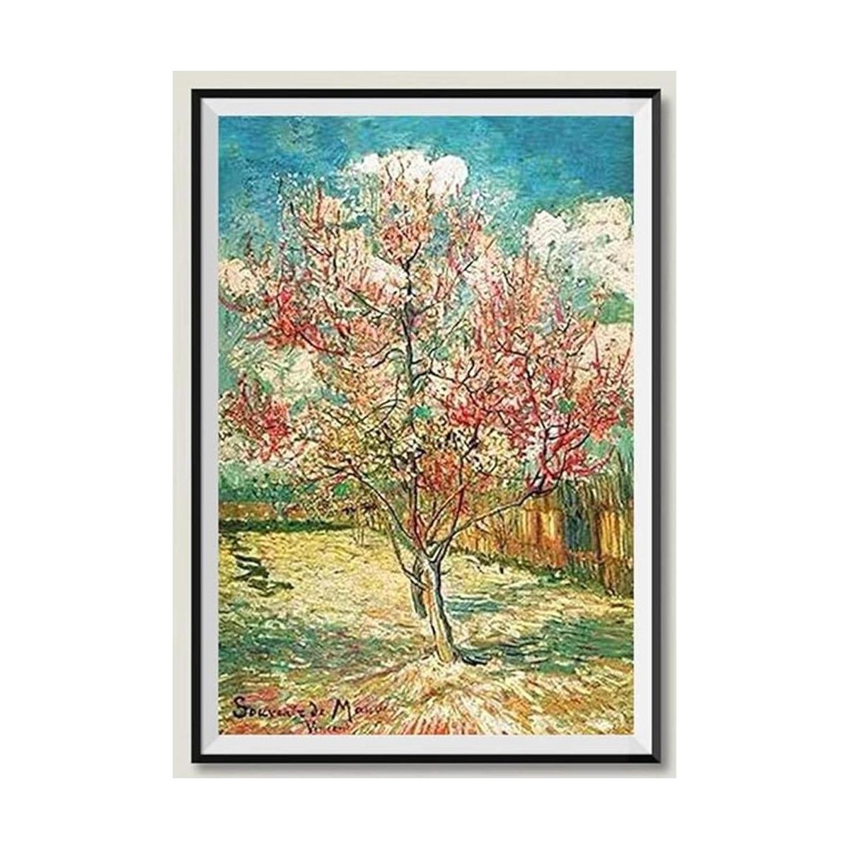 NIHOJIUMA Kits de pintura de diamantes Van Gogh Blooming