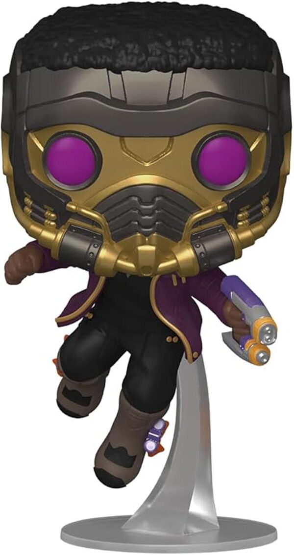 Funko Pop Marvel qué pasa si TChalla StarLord_1