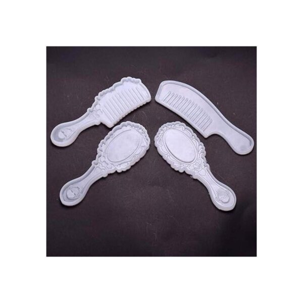 Juego de 6 moldes de resina epoxi de silicona para peine y