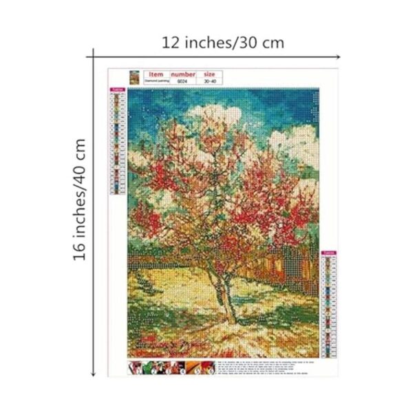 NIHOJIUMA Kits de pintura de diamantes Van Gogh Blooming_4
