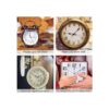 EMOON Juego de 2 mecanismos de reloj sin pinchazos con 4