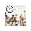 EMOON Juego de 2 mecanismos de reloj sin pinchazos con 4