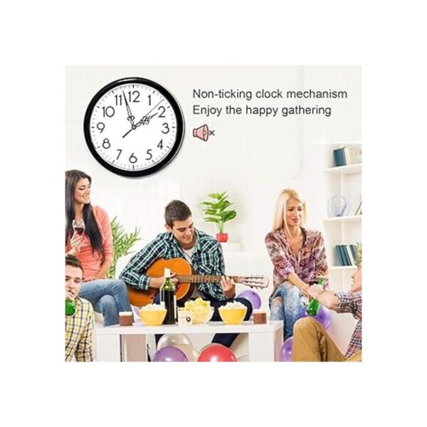 EMOON Juego de 2 mecanismos de reloj sin pinchazos con 4