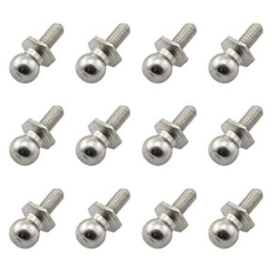 Maxmoral 12 tornillos de cabeza de bola de metal M3_1