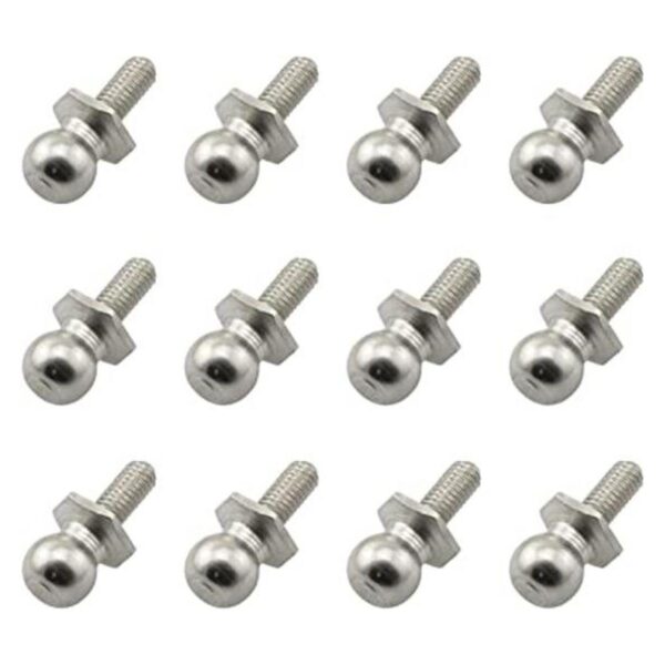 Maxmoral 12 tornillos de cabeza de bola de metal M3_1