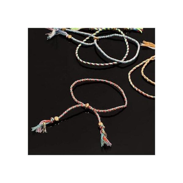 Paquete de 12 pulseras trenzadas ajustables de la amistad_3