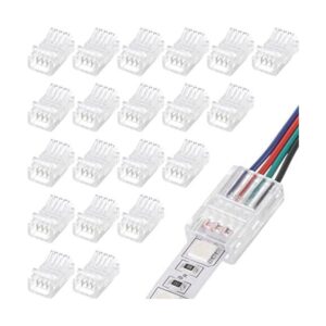 Conectores de tira de luz LED RGB 20 conectores_1